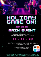 2022 December PMI-NEFL Mingle and Jingle Holiday Celebration at Main Event!